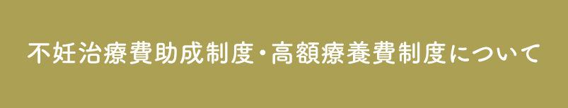 不妊治療費助成制度について